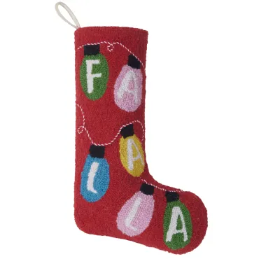 Fa La La light stocking 