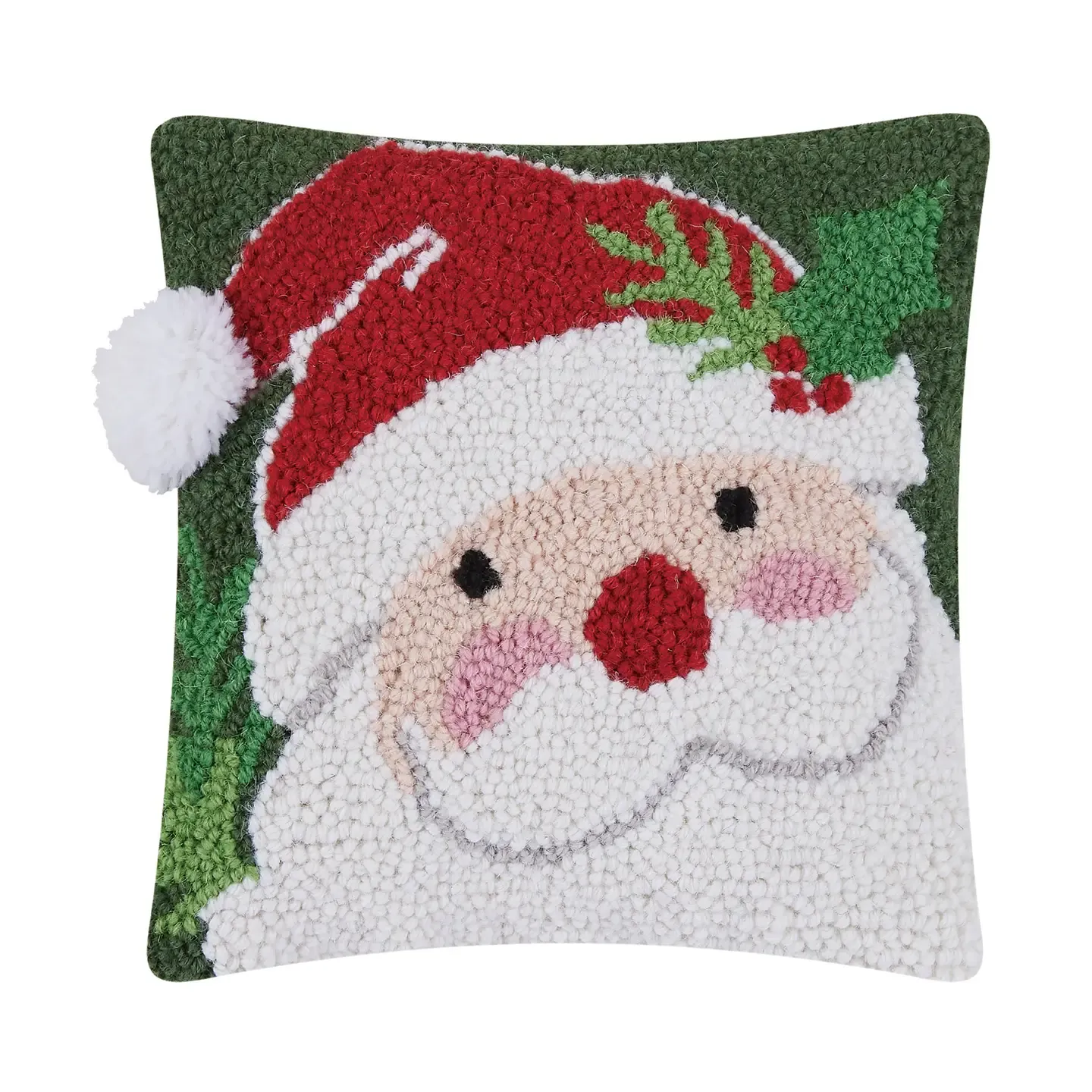 Santa Hat W/ Pom Pom Pillow