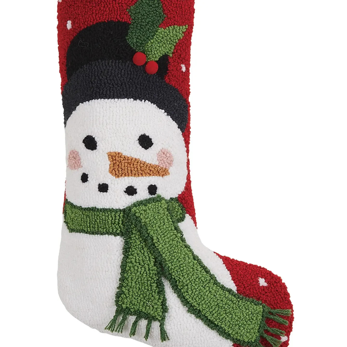 Snowman W/ Pom Stocking