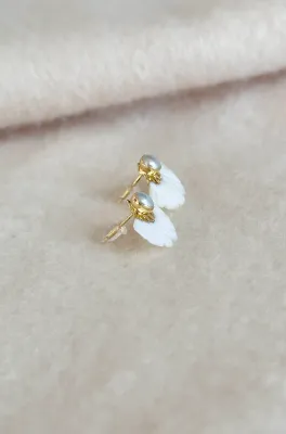 Easton Elle Pearl Fan Earring 