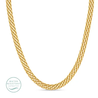 Water Resistant Wide Collar Necklace 