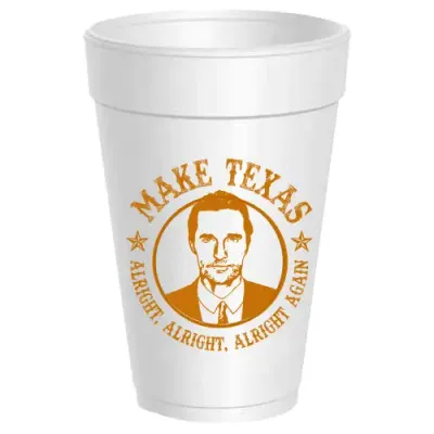 Styrofoam Game Day Cups