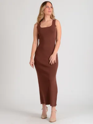 Crawford Brown Knit Dress