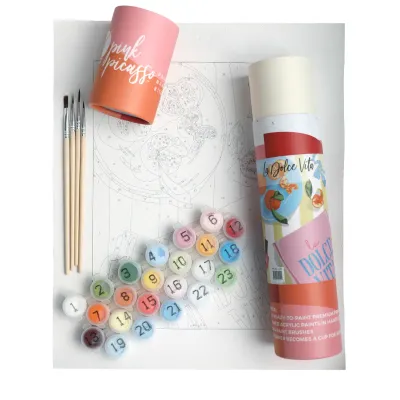 La Dolce Vita Paint By Numbers Kit