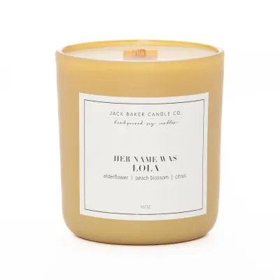Her name was Lola candle