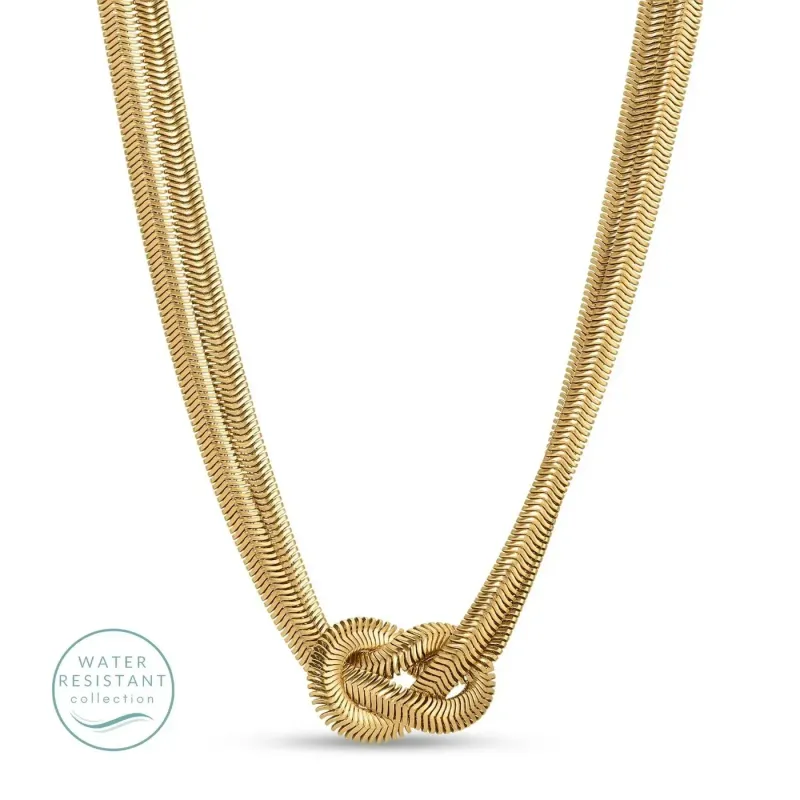 Flex Snake Chain with Knot - Water Resistant