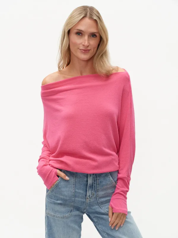 The Anywhere Top- Carnation Pink