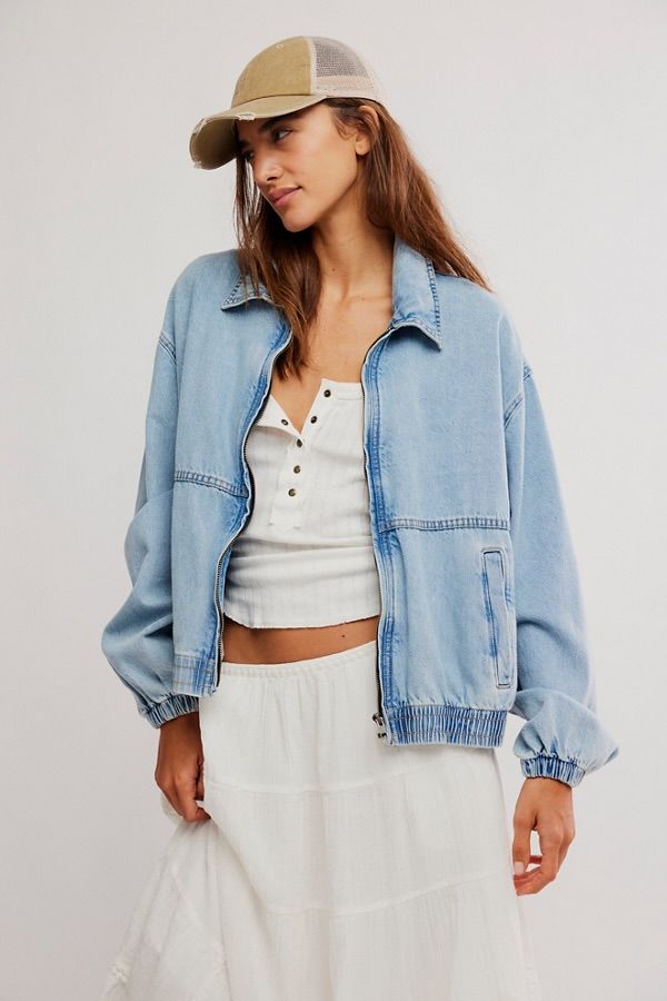 BIRDIE DENIM JACKET/ MOCKINGBIRD 