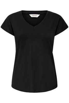 Pamila Black V-Neck Tee