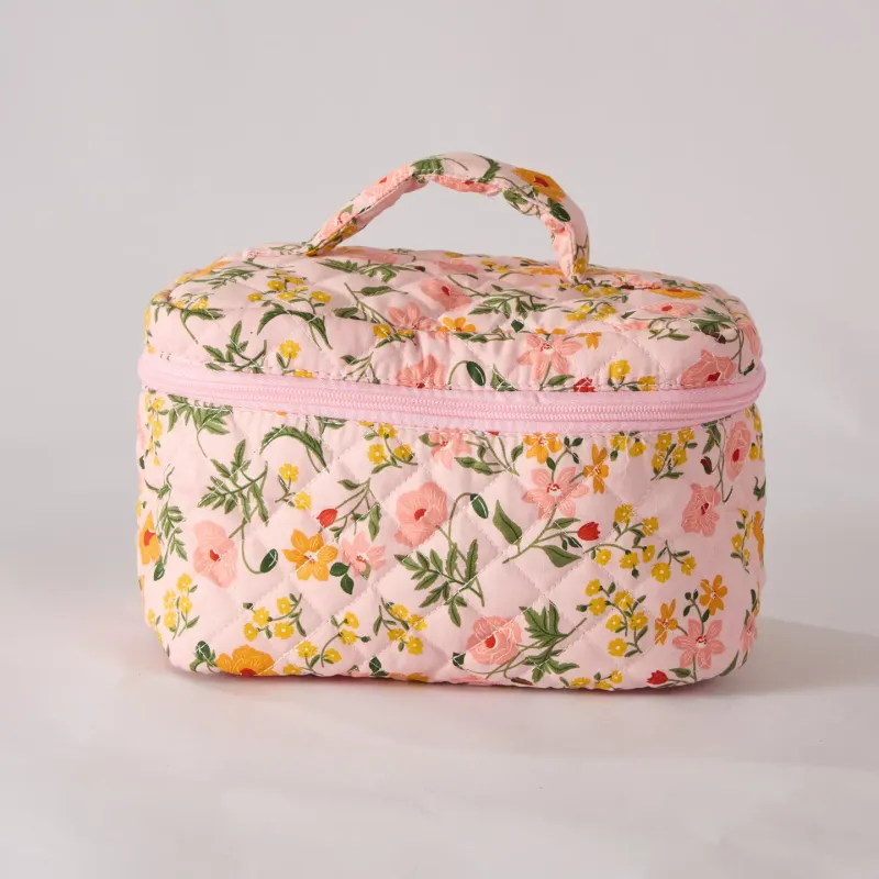 Quilted Cosmetic Bag