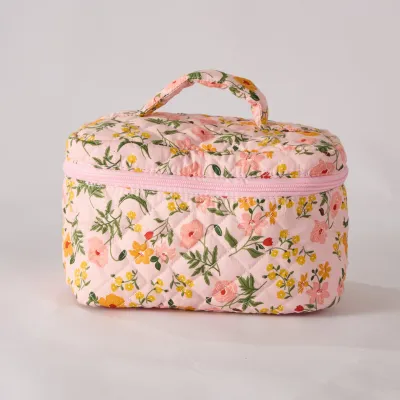 Quilted Cosmetic Bag