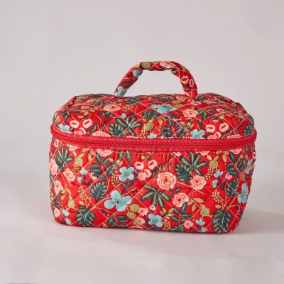 Quilted Cosmetic Bag