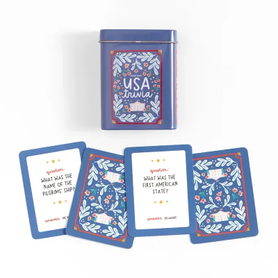 USA Trivia Cards