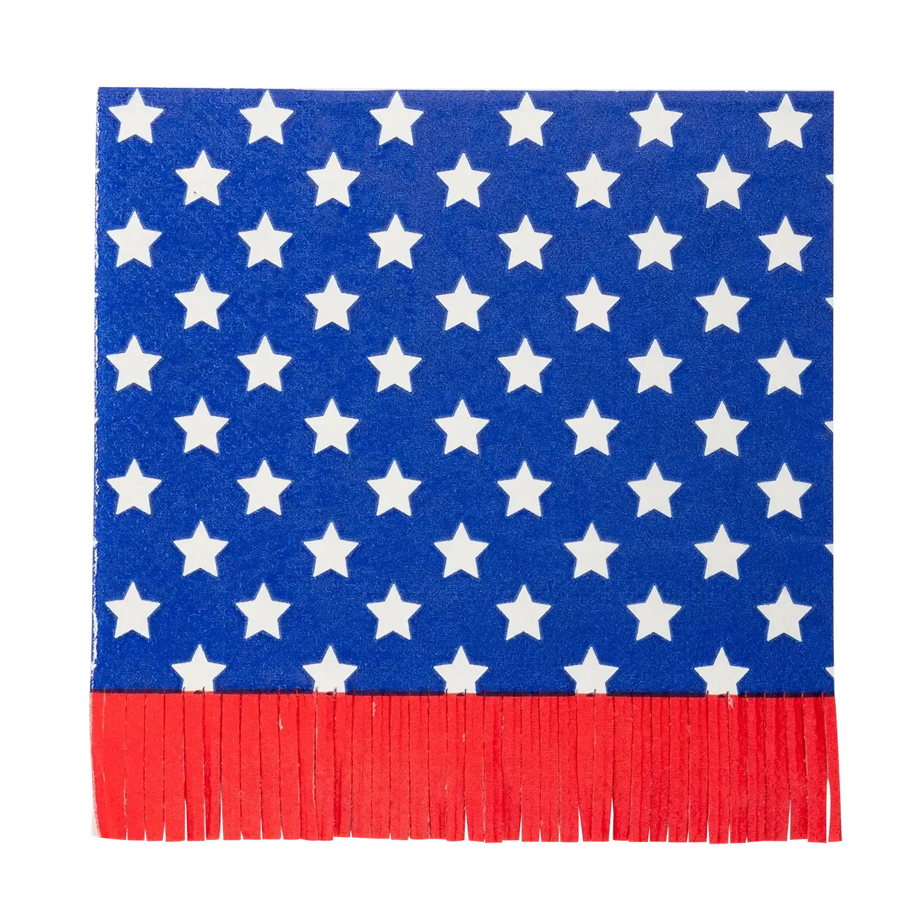 Stars and Fringe Paper Cocktail Napkin