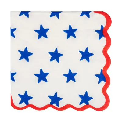 Stars and Stripes Paper Cocktail Napkin Set
