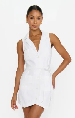 Fairfield White Vest Dress 
