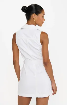 Fairfield White Vest Dress 