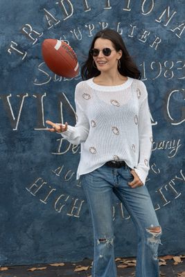Mini Football White/Dark Cedar