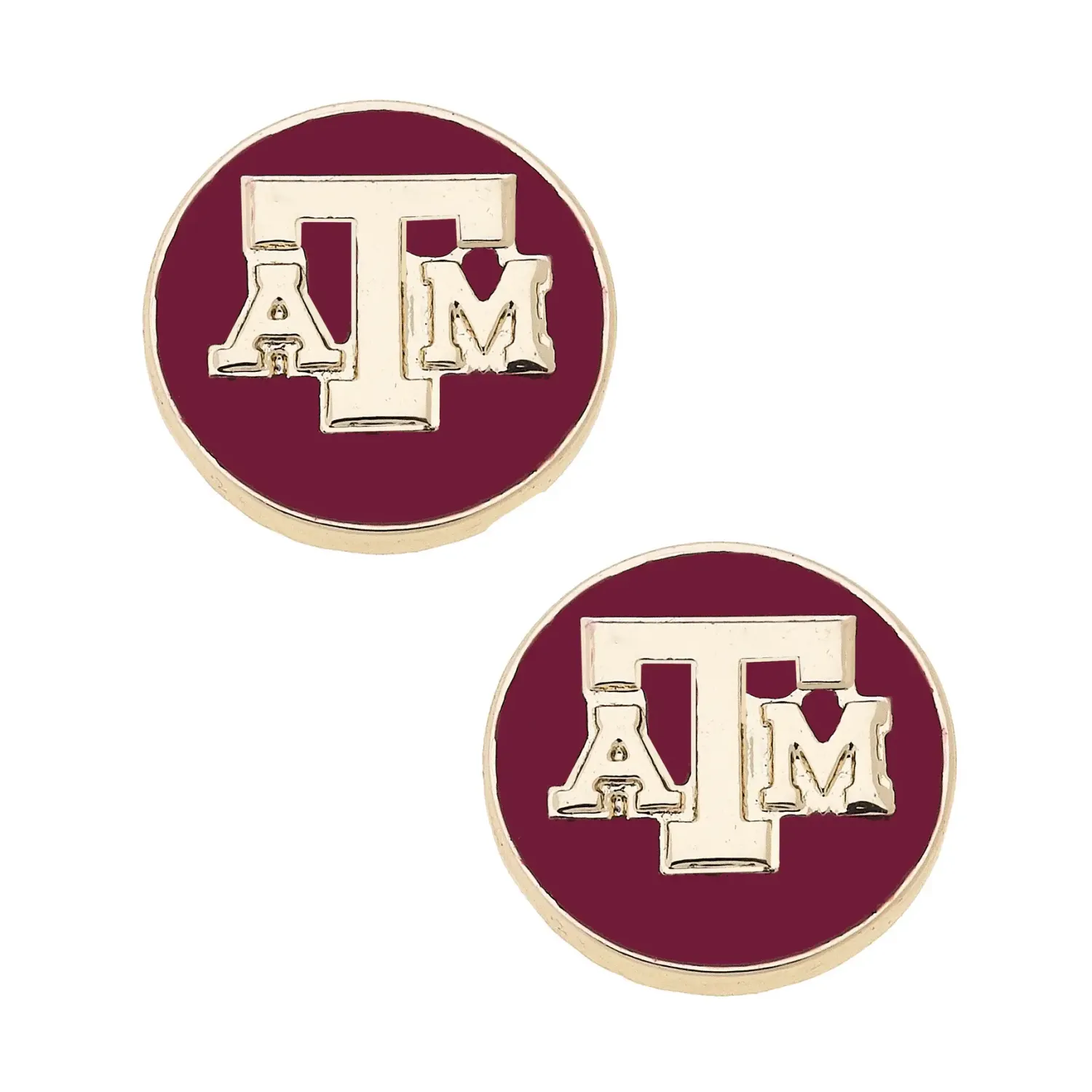 Texas A&amp;M Aggies Logo Stud Earrings