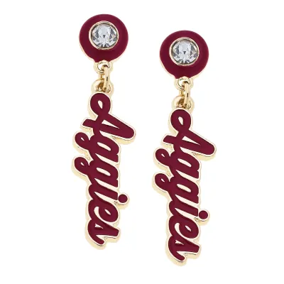 Texas A&amp;M Aggies Autograph Earrings