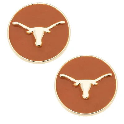Texas Longhorns Logo Earrings