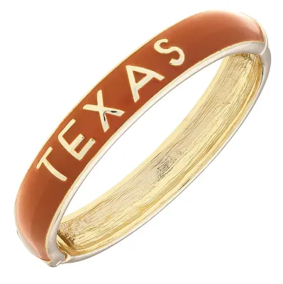 Texas Longhorns Hinge Bangle