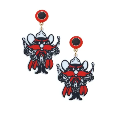 Texas Tech Raider Earrings