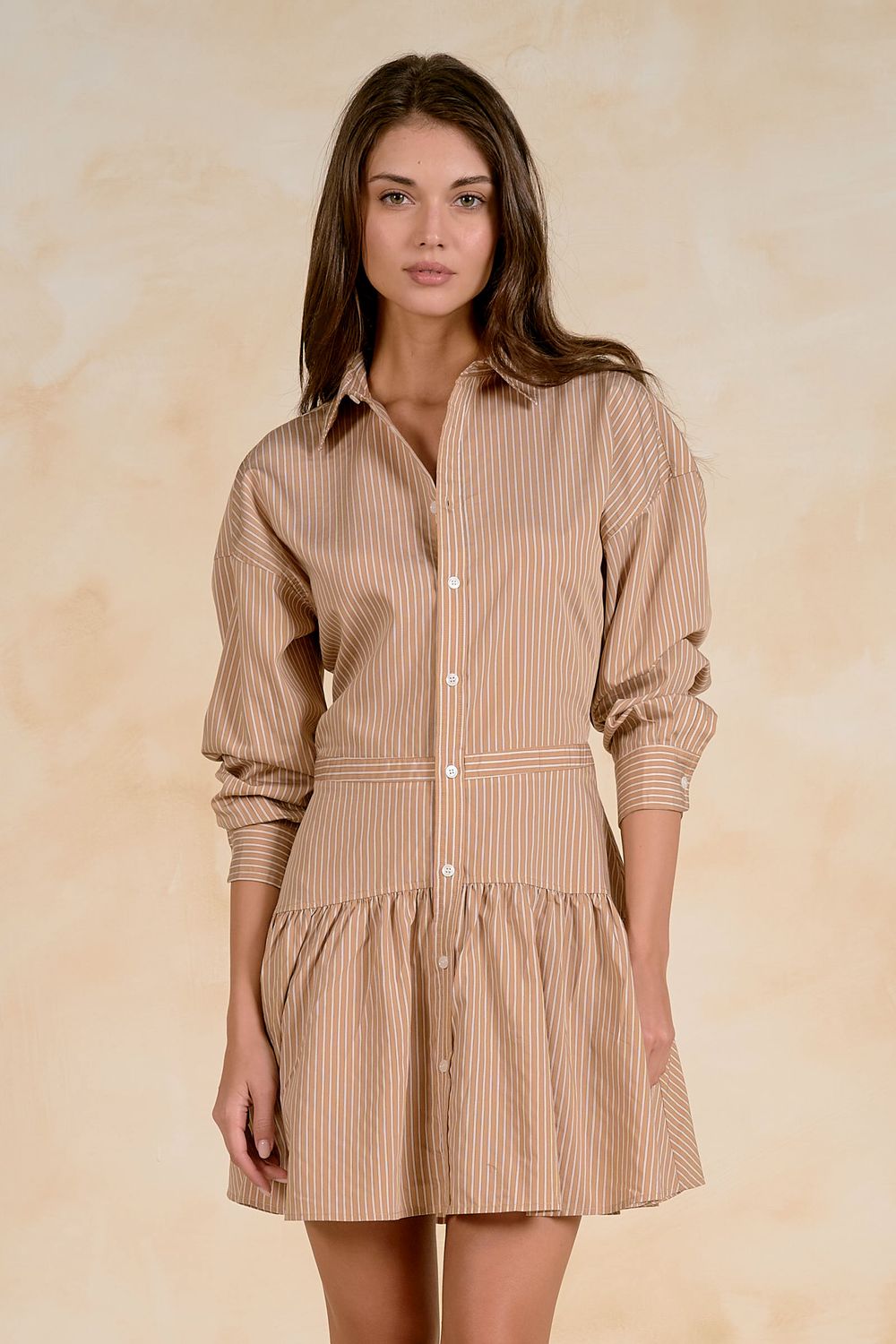 Tan Stripe Mini