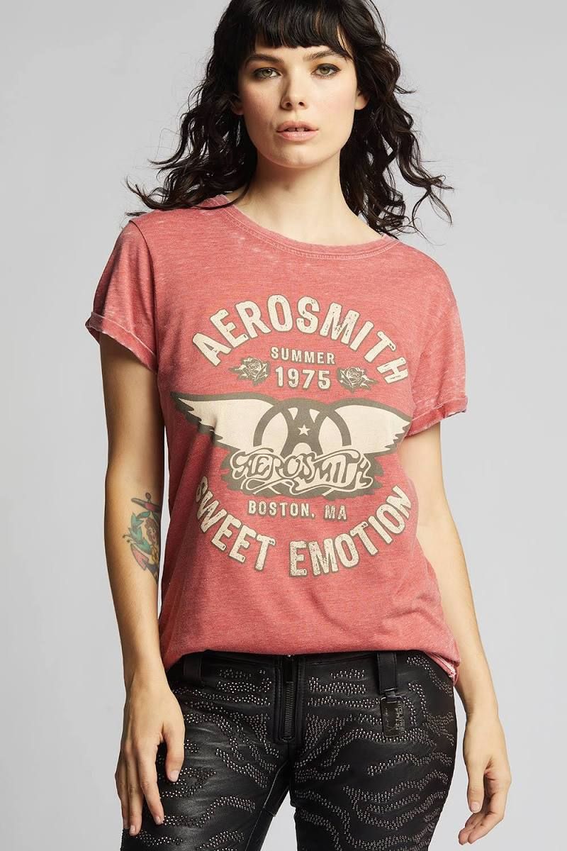 Aerosmith Sweet Emotion Burn Out Tee
