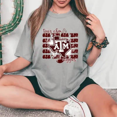 Texas A&amp;M Aggies Gig'Em Tee