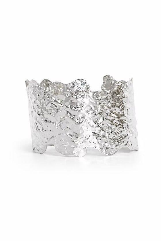 Easton Elle Ultra Thick Plated Cuff- Silver