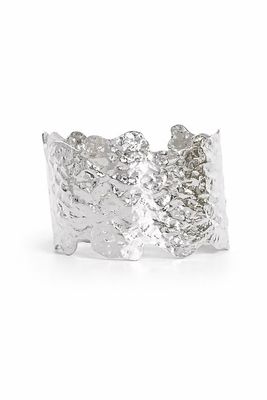 Easton Elle Ultra Thick Plated Cuff- Silver