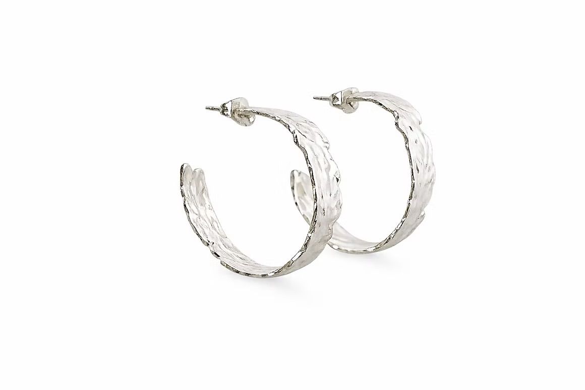 Easton Elle Small Silver Hoops