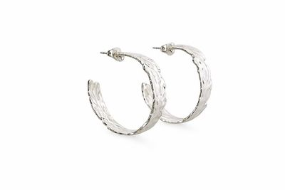 Easton Elle Small Silver Hoops