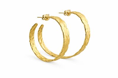 Easton Elle Small Gold Plated Hoops