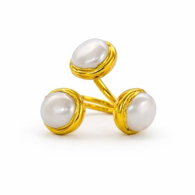 Easton Elle Triple Pearl Ring