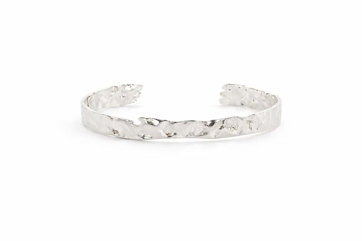 Easton Elle Thin Plated Cuff- Silver
