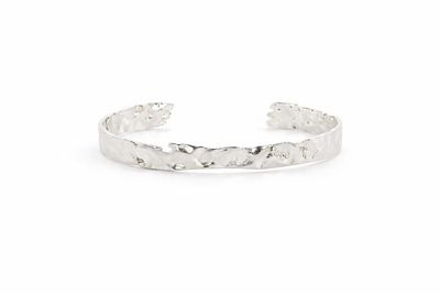 Easton Elle Thin Plated Cuff- Silver