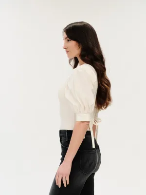 Eleanor | Mixed Media Tie Top