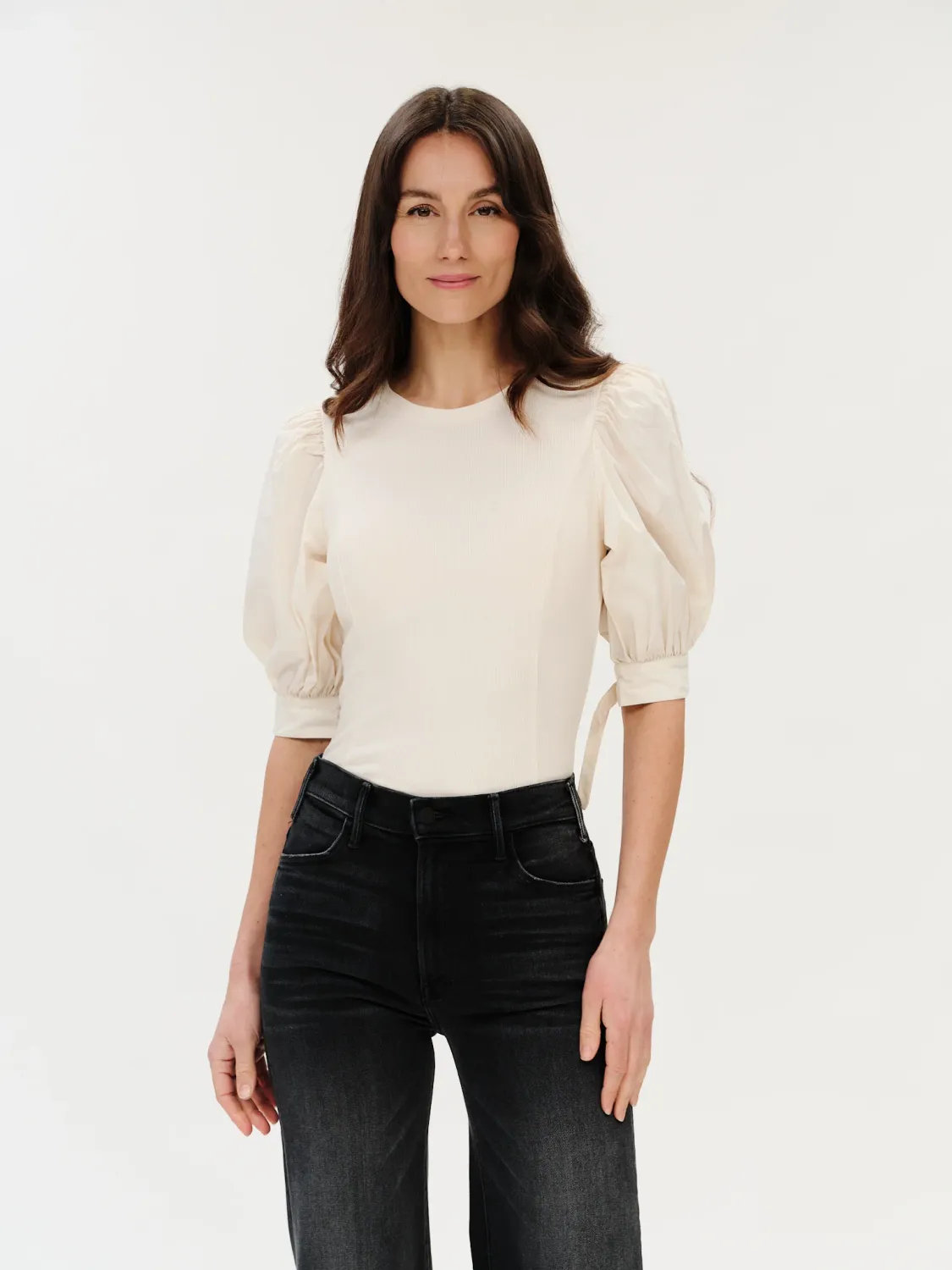 Eleanor | Mixed Media Tie Top