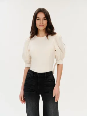 Eleanor | Mixed Media Tie Top