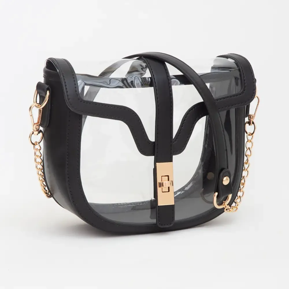 Clear/Black Stadium Bag