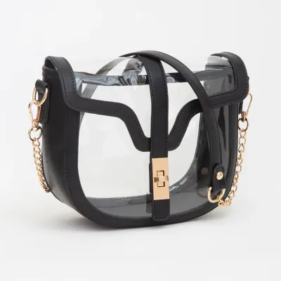 Clear/Black Stadium Bag