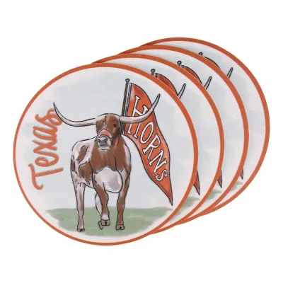 Texas Mascot Coaster Set