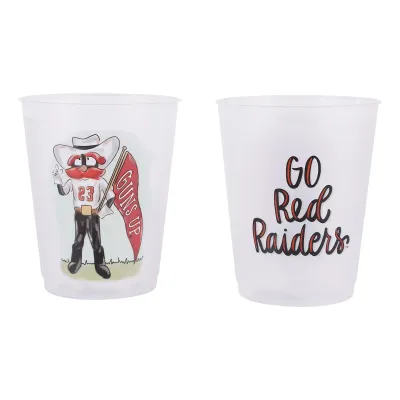 Texas Tech Mascot Frosted Cup