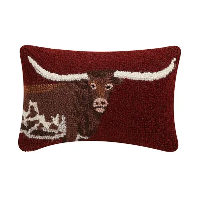 Small Longhorn Hook Pillow
