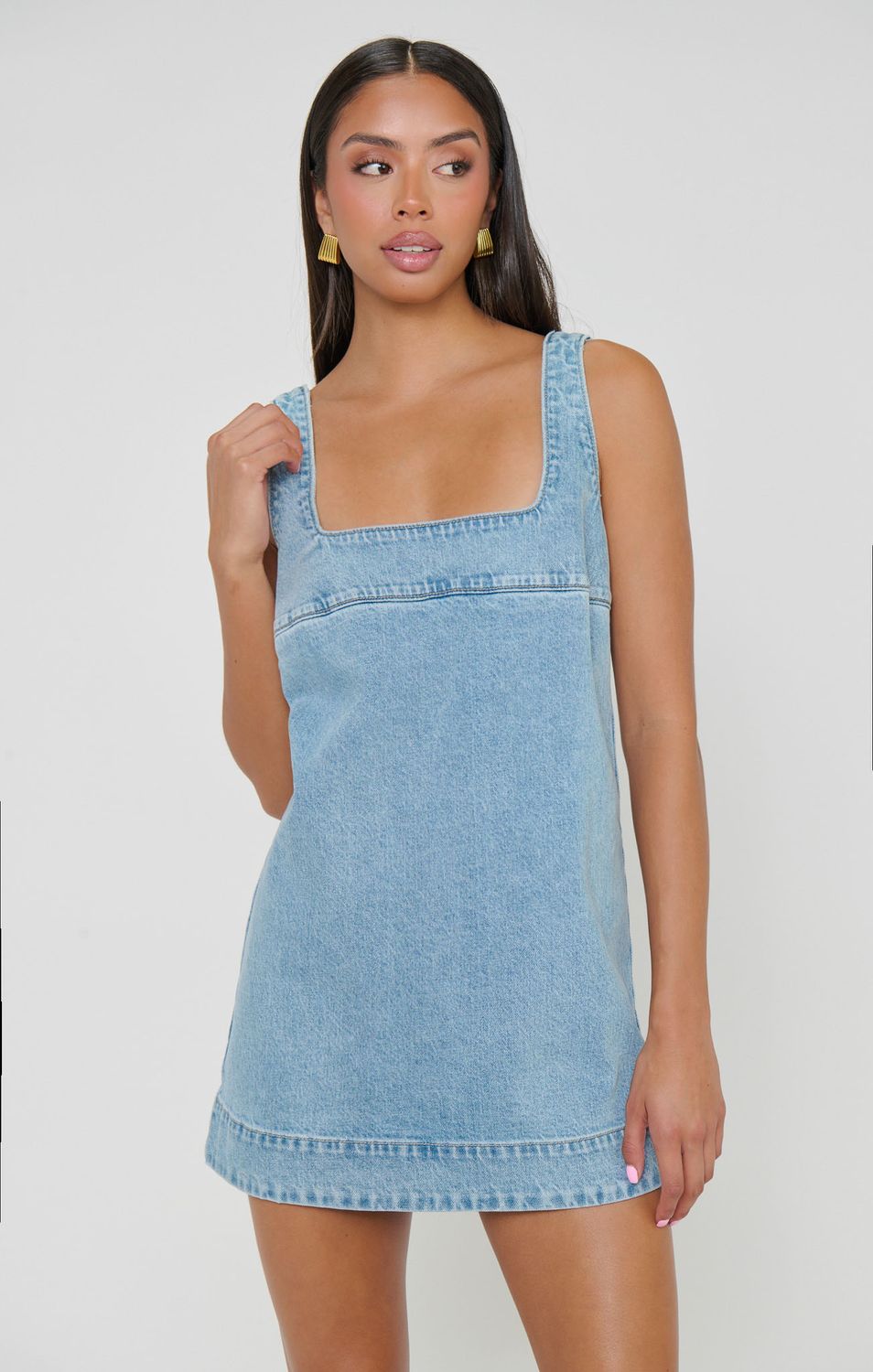 Topanga Mini Dress - Jet Stream Blue 