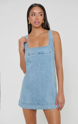 Topanga Mini Dress - Jet Stream Blue 