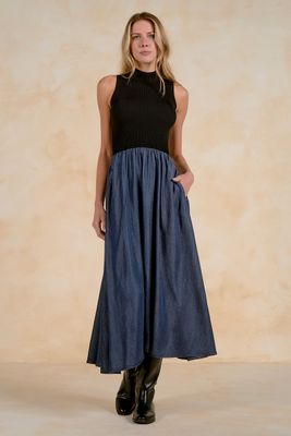 Navy Combo Midi 