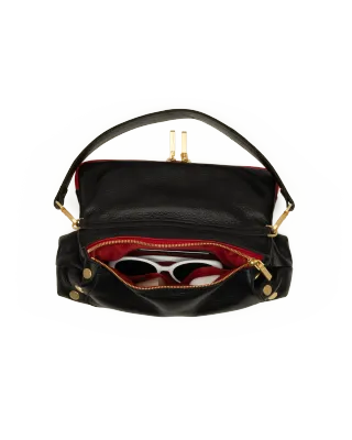 Beverly Med-Black-BG-Red Zip